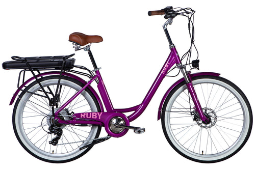 E-bike 26" AL Dorozhnik RUBY DD FR frame-17" 48V 12.5A*h 250W purple YS 7809 2025