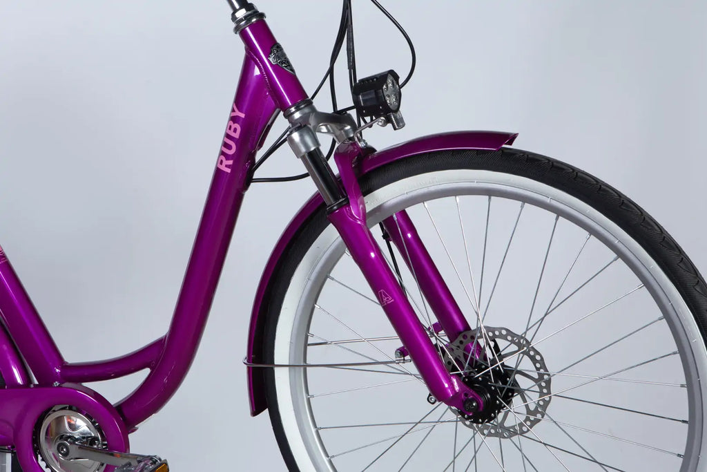 E-bike 26" AL Dorozhnik RUBY DD FR frame-17" 48V 12.5A*h 250W purple YS 7809 2025