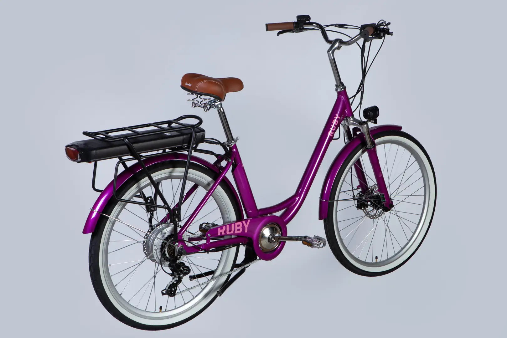 E-bike 26" AL Dorozhnik RUBY DD FR frame-17" 48V 12.5A*h 250W purple YS 7809 2025