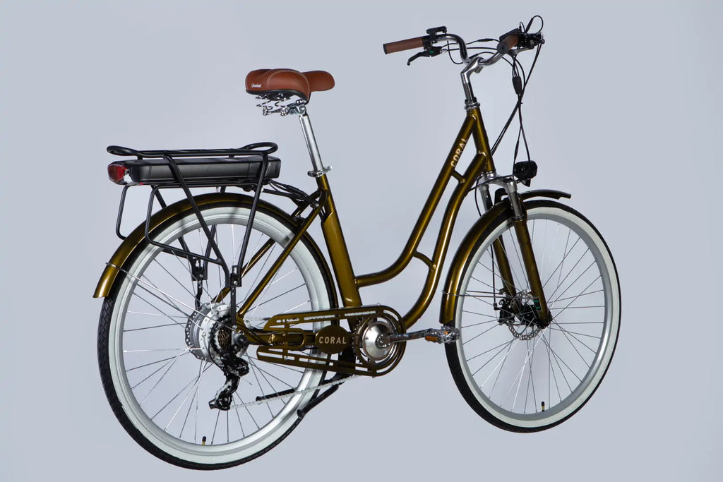 E-bike 28" AL Dorozhnik CORAL DD FR frame-19" 36V 12.5A*h 250W swamp green YS 3202 2025