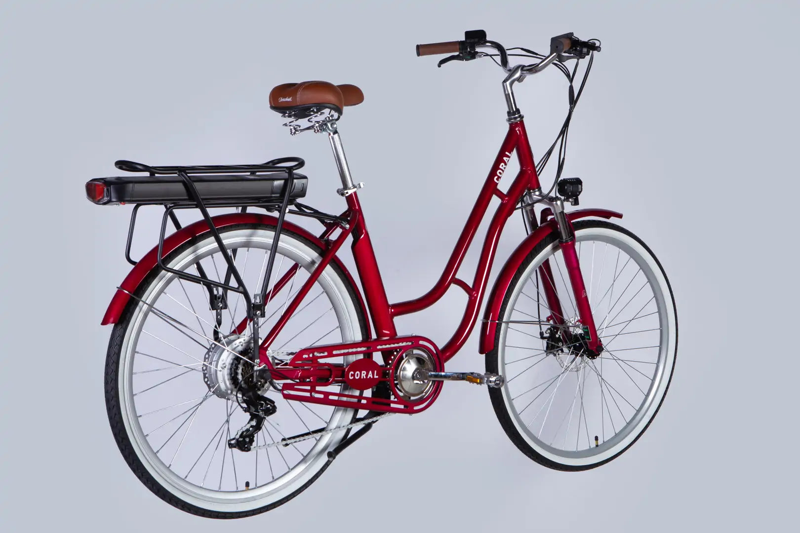 E-bike 28" AL Dorozhnik CORAL DD FR frame-19" 36V 12.5A*h 250W ruby YS 7496 2025