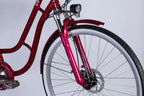 E-bike 28" AL Dorozhnik CORAL DD FR frame-19" 36V 12.5A*h 250W ruby YS 7496 2025