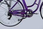 E-bike 28" AL Dorozhnik CORAL DD FR frame-19" 36V 12.5A*h 250W purple-blue YS 750 2025