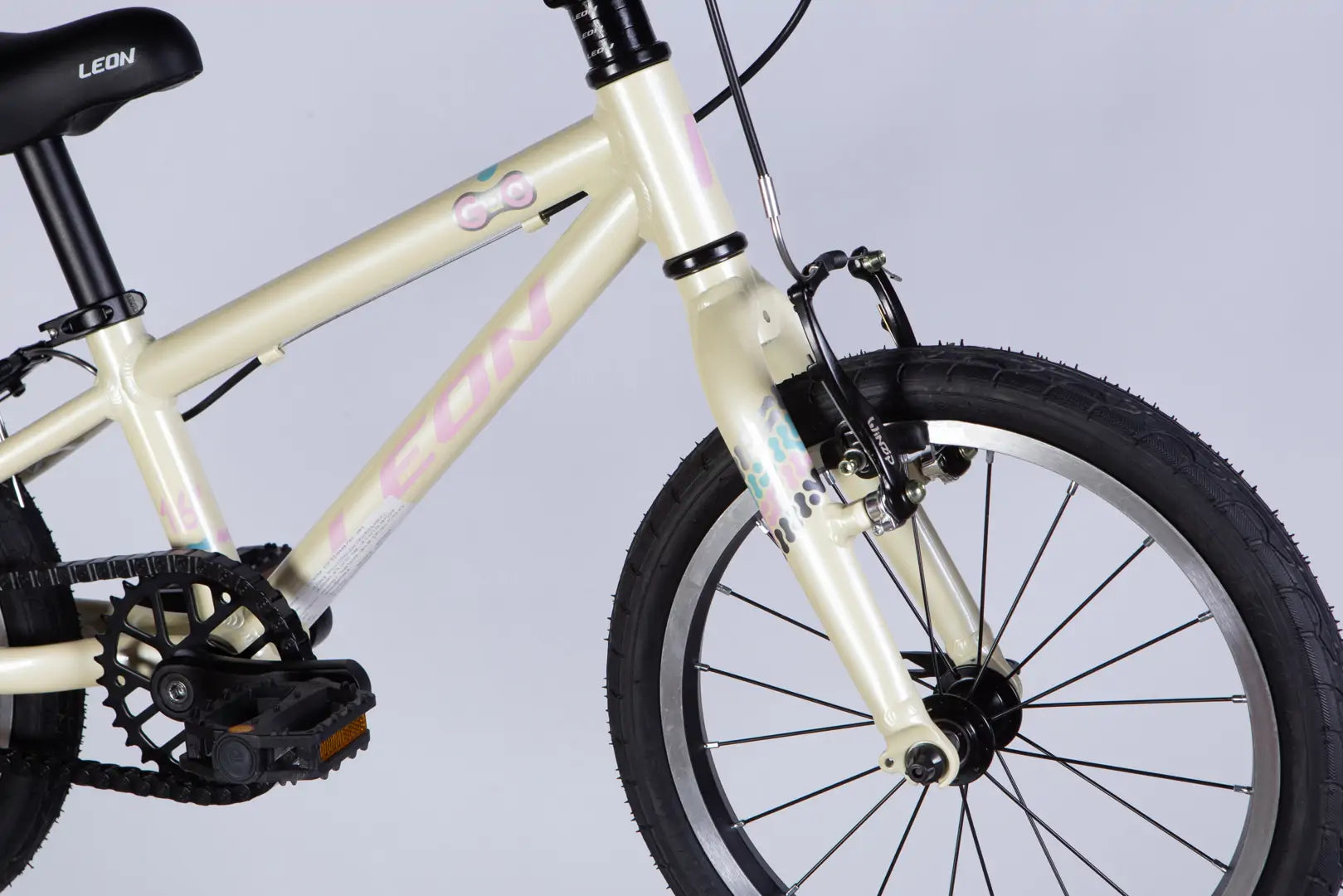 Bicycle AL 16" Leon GO Vbr FR frame-8" beige-pink 2025