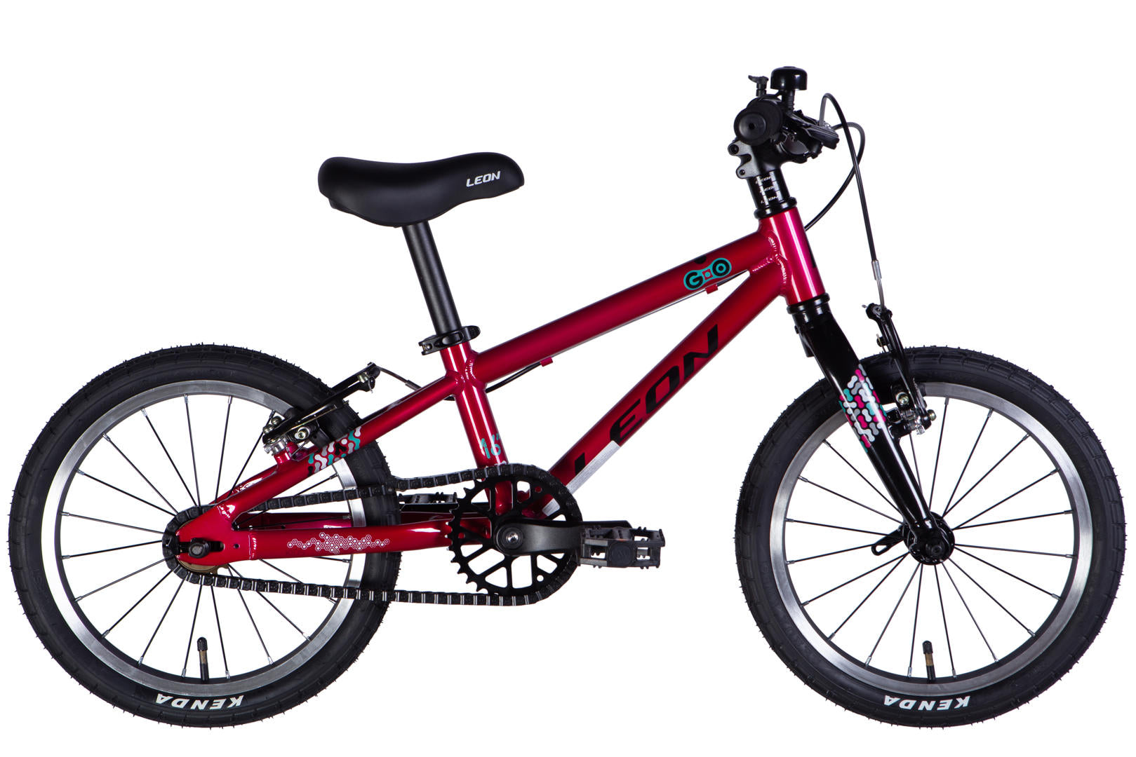 Bicycle AL 16" Leon GO Vbr FR frame-8" crimson 2025