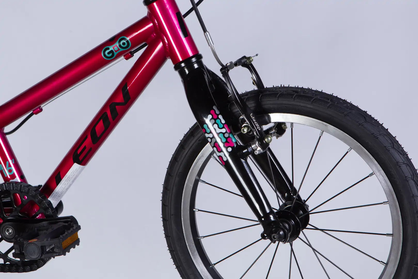 Bicycle AL 16" Leon GO Vbr FR frame-8" crimson 2025