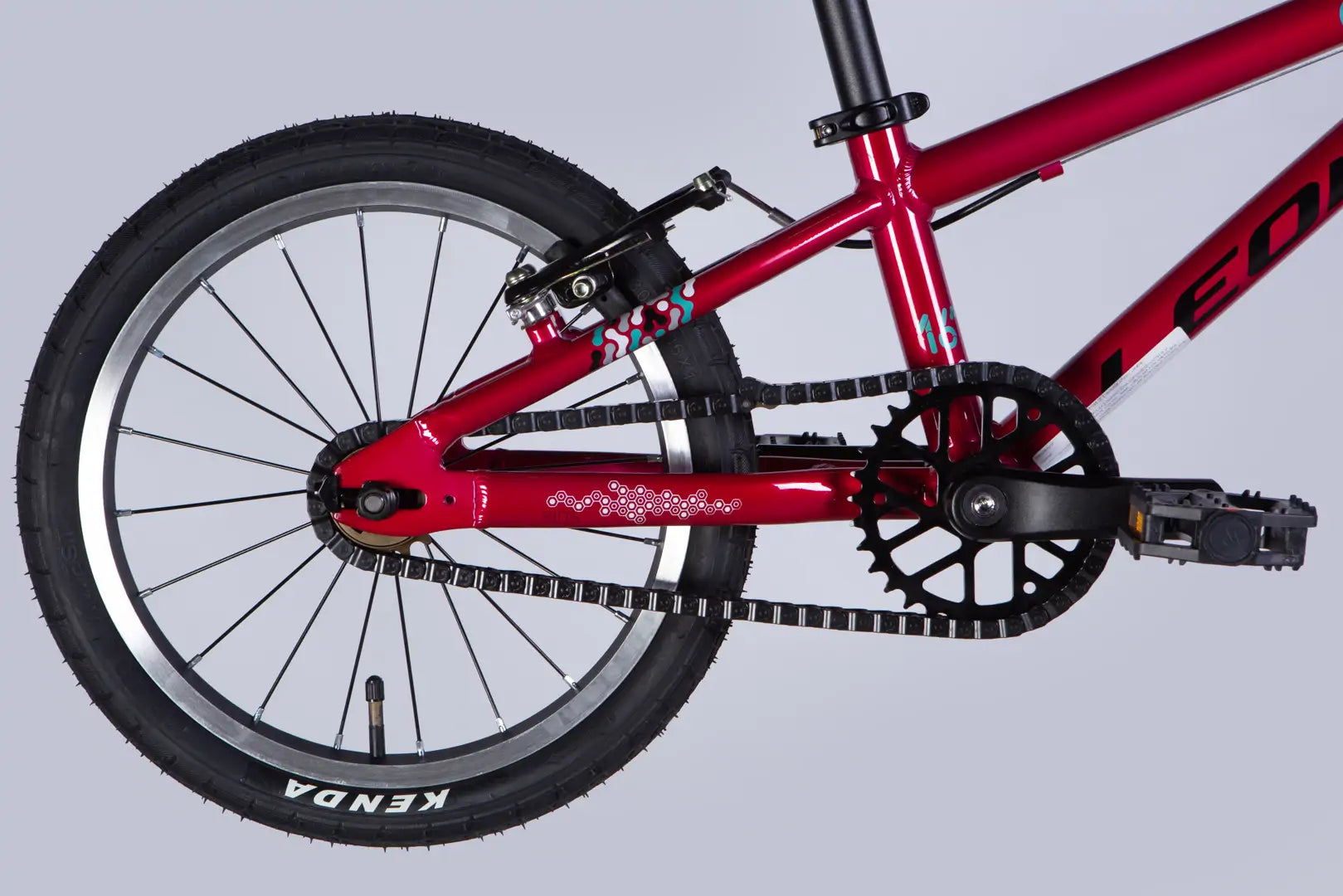 Bicycle AL 16" Leon GO Vbr FR frame-8" crimson 2025