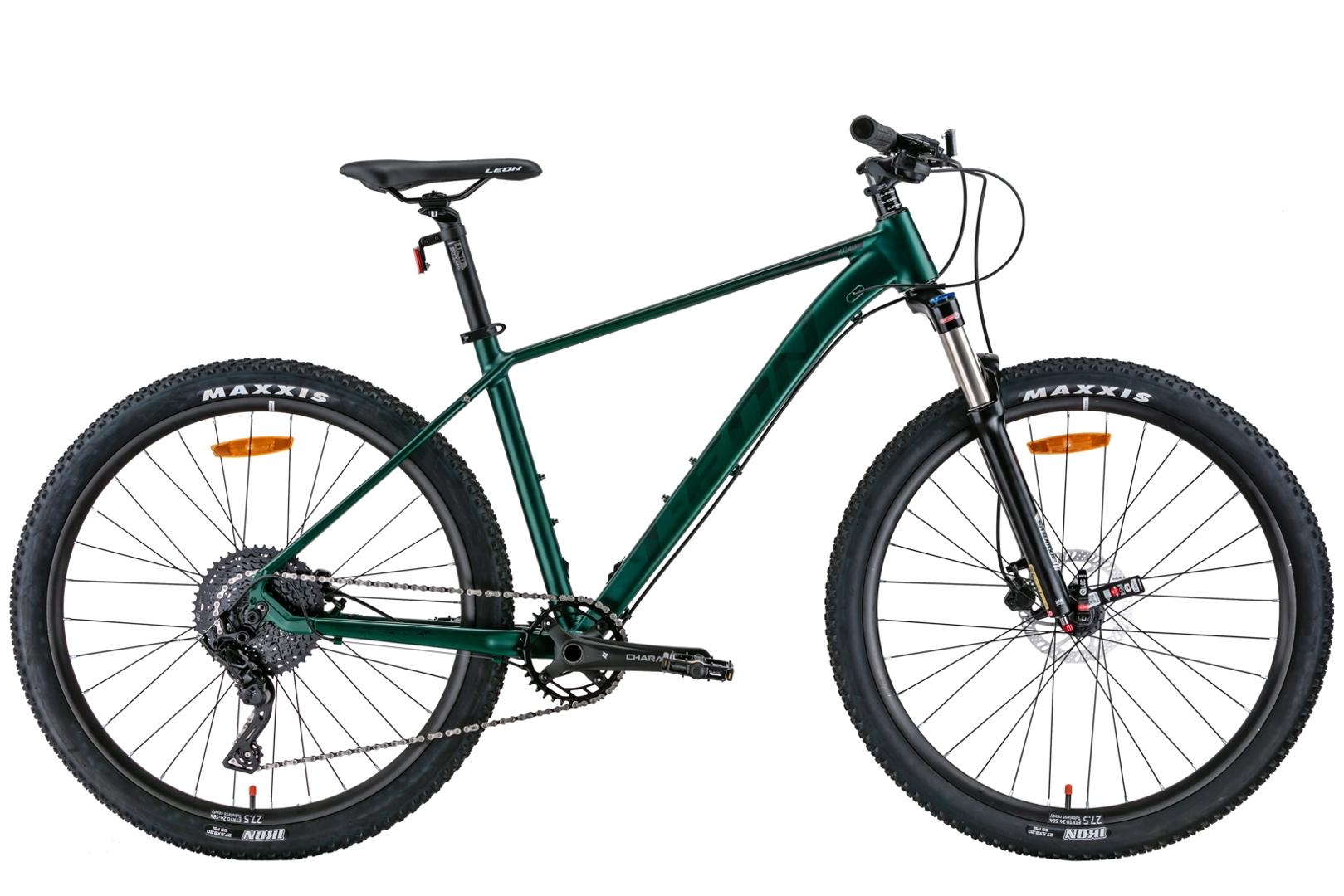Bicycle AL 27.5 Leon XC-40 AM Hydraulic lock out HDD frame-18" green with black (matt) 2022