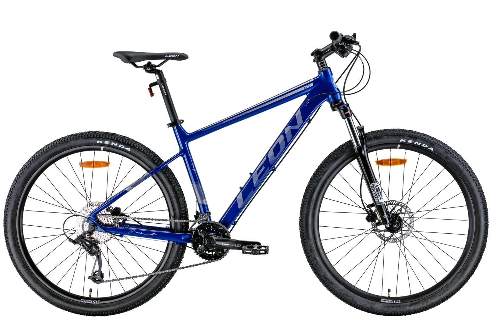 Bicycle AL 27.5 Leon XC-70 AM Hydraulic lock out HDD frame-18" blue with grey 2022