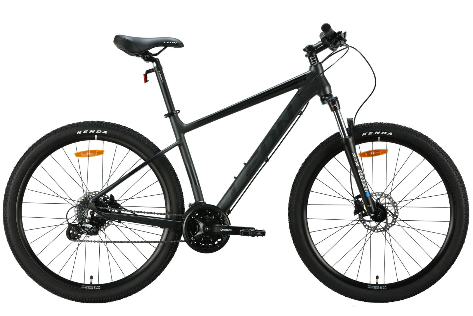 Bicycle AL 27.5" Leon XC 80 HDD frame-18" grey with black (matt) 2024