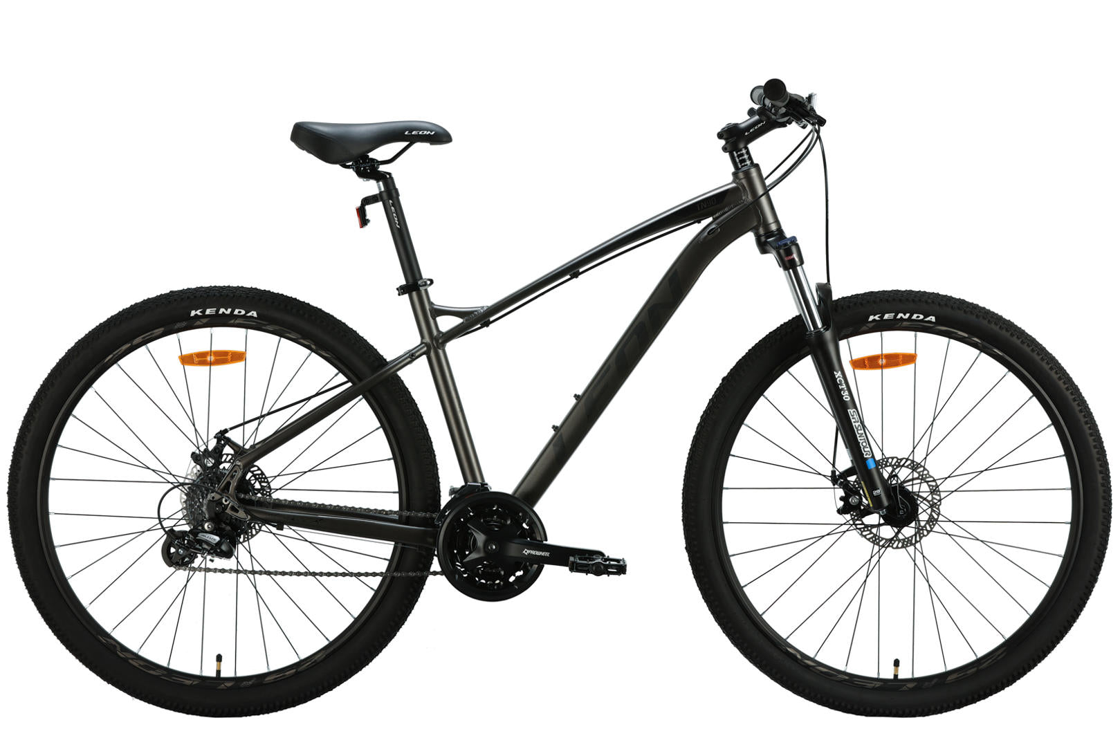 Bicycle AL 29" Leon TN-90 DD frame-18" brown with black (matt) 2024