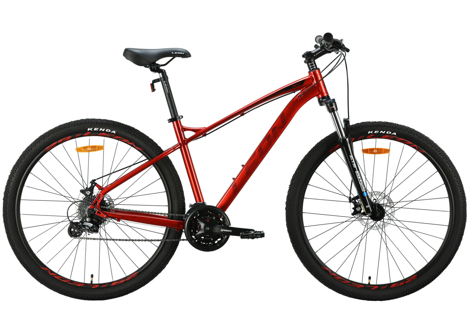 Bicycle AL 29" Leon TN-90 DD frame-18" red with black 2024